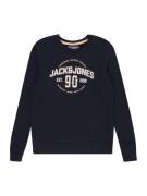 Jack & Jones Junior Sweatshirt 'MINDS'  marin / pastelorange / hvid