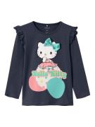 NAME IT Bluser & t-shirts 'Hello Kitty'  navy / pink / sort / hvid