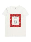 KIDS ONLY Bluser & t-shirts 'BEATE'  rød / sort / hvid