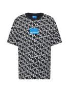 KARL LAGERFELD JEANS Bluser & t-shirts  himmelblå / sort / hvid