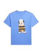 Polo Ralph Lauren Shirts 'DOGTEEM1'  blå / gul / sort / hvid