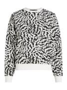 Karl Lagerfeld Sweatshirt  sort / hvid