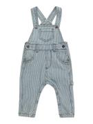 Hust & Claire Overall 'Mads'  blue denim / hvid
