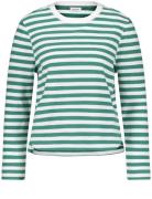 GERRY WEBER Shirts  grøn / hvid
