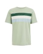 WE Fashion Bluser & t-shirts  ecru / pastelgrøn / mørkegrøn