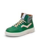 BISGAARD Sneakers 'Mio'  beige / grøn / mørkegrøn