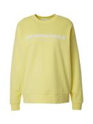 ARMEDANGELS Sweatshirt 'ARIN'  lemon / hvid