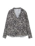 Pull&Bear Bluse  sort / hvid