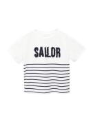 MANGO KIDS Bluser & t-shirts  ecru / navy