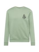WESTMARK LONDON Sweatshirt 'XMAS TREE'  lysegul / pastelgrøn / sort