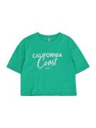 KIDS ONLY Bluser & t-shirts 'OLIVIA'  grøn / naturhvid