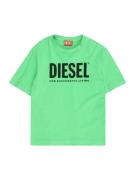 DIESEL Shirts 'TNUCI'  lysegrøn / sort