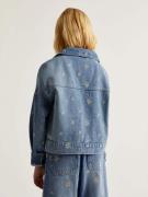 Scalpers Overgangsjakke  blue denim / hvid