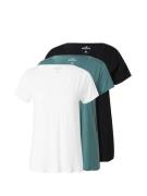 HOLLISTER Shirts 'EMEA'  cyanblå / sort / hvid