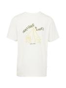 DEDICATED. Bluser & t-shirts 'Stockholm Nature Tunes'  gul / grøn / offwhite