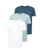 Abercrombie & Fitch Bluser & t-shirts  cyanblå / pastelblå / mørkeblå / hvid
