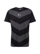 Nike Sportswear Bluser & t-shirts 'AIR'  grå / fersken / sort / hvid