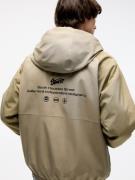 Pull&Bear Overgangsjakke  beige / sort