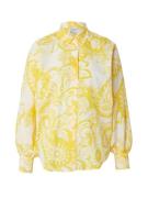 Emily Van Den Bergh Bluse  citron / hvid