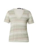 VERO MODA Shirts 'DICTE'  brun / mint / hvid