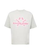 Low Lights Studios Bluser & t-shirts 'Superstar'  lysegrå / lys pink / hvid