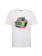 HUGO Bluser & t-shirts 'Damotoro'  lyseblå / lysegul / pink / offwhite