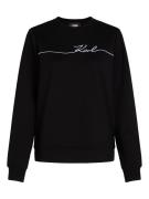 Karl Lagerfeld Sweatshirt  sort / hvid