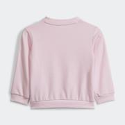 ADIDAS SPORTSWEAR Træningsdragt 'Essentials'  grå-meleret / lys pink / hvid