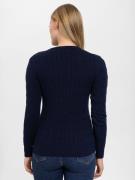 Antioch Pullover  navy / lysebrun