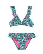 WE Fashion Bikini  grøn / lilla / hvid