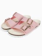 Bayton Pantoletter 'Atlas'  brun / lys pink