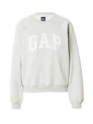 GAP Sweatshirt 'HOLIDAY'  beige-meleret / sort