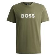 BOSS Bluser & t-shirts  khaki / hvid