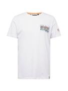 BRAVE SOUL Bluser & t-shirts  dueblå / orange / sort / hvid