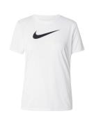 NIKE Funktionsbluse  sort / hvid