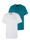 Tommy Jeans Bluser & t-shirts  petroleum / hvid