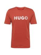 HUGO Bluser & t-shirts 'Dulivio'  rustrød / sølv