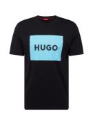 HUGO Bluser & t-shirts 'Dulive222'  lyseblå / sort