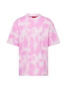 HUGO Bluser & t-shirts 'Dielo'  lys pink / hvid