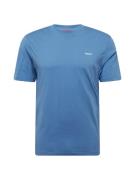 HUGO Bluser & t-shirts 'Dero222'  blue denim / hvid