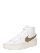 Nike Sportswear Sneaker high 'BLAZER PHANTOM'  brun / hvid