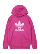 ADIDAS ORIGINALS Sweatshirt 'TREFOIL'  pink / hvid