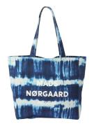 MADS NORGAARD COPENHAGEN Shopper  azur / mørkeblå / hvid