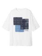 Desigual Bluser & t-shirts  blå / marin / hvid