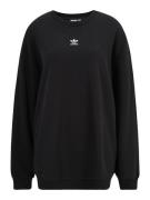 ADIDAS ORIGINALS Sweatshirt 'Essentials Oversized French Terry'  sort / hvid