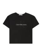 Calvin Klein Jeans Bluser & t-shirts  lysegrå / mørkegrå / sort