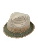 MAXIMO Hat 'Trilby'  beige / sand / grøn