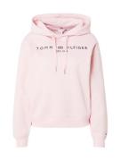 TOMMY HILFIGER Sweatshirt  lyserød / sort