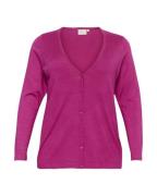 KAFFE CURVE Cardigan 'Farsia'  fuchsia