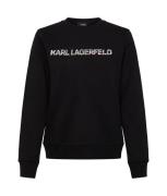 Karl Lagerfeld Sweatshirt  sort / hvid